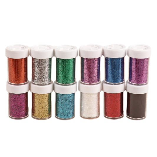 Pack of 12 Colorful Glitter