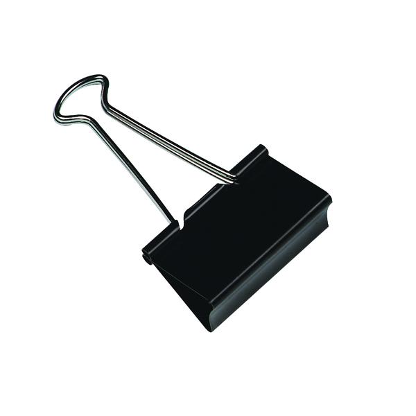 Pack of 10 Foldback Black Clip 19mm 