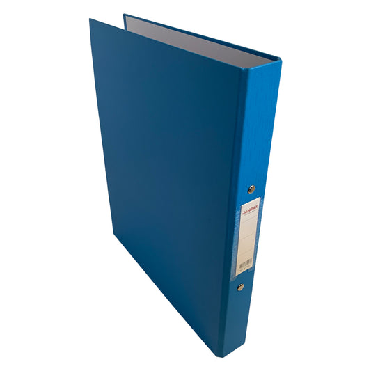 Pack of 20 A4 Light Blue Paper Over Board Ring Binders by Janrax