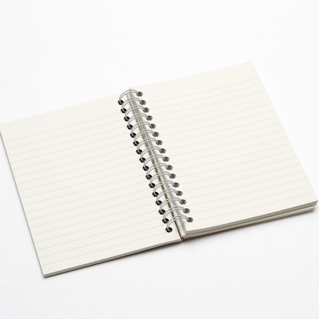 Rhino A6 Recycled 200 Page 7mm Lined Softback Twinwire Notebook