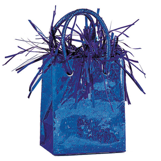 Royal Blue Mini Gift Bag Balloon Weight