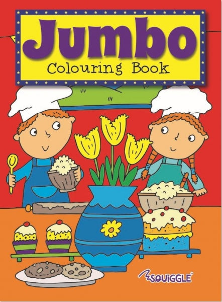 Single 144 Pages Jumbo Colouring Book