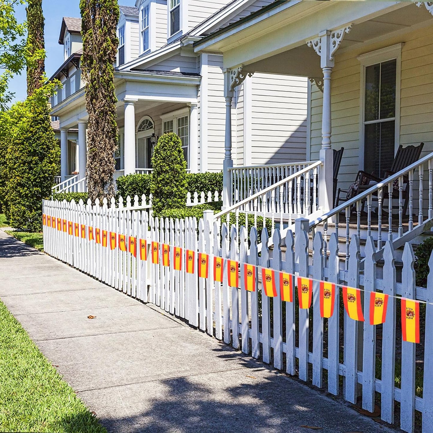 Spain Rectangle Bunting 10m with 20 Flags