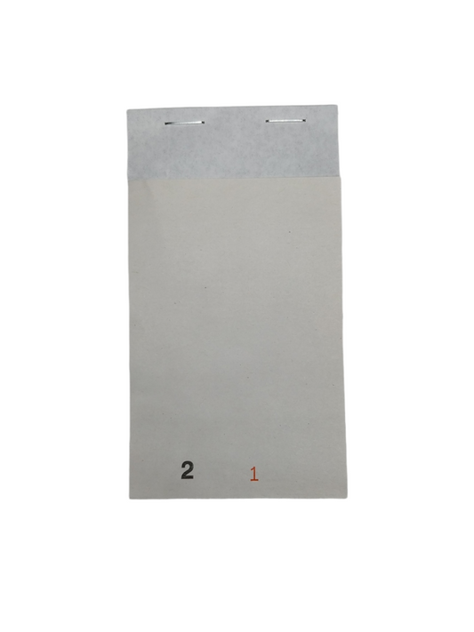 Pack of 10 76mm x 140mm Plain White Duplicate with Carbon Service Pads