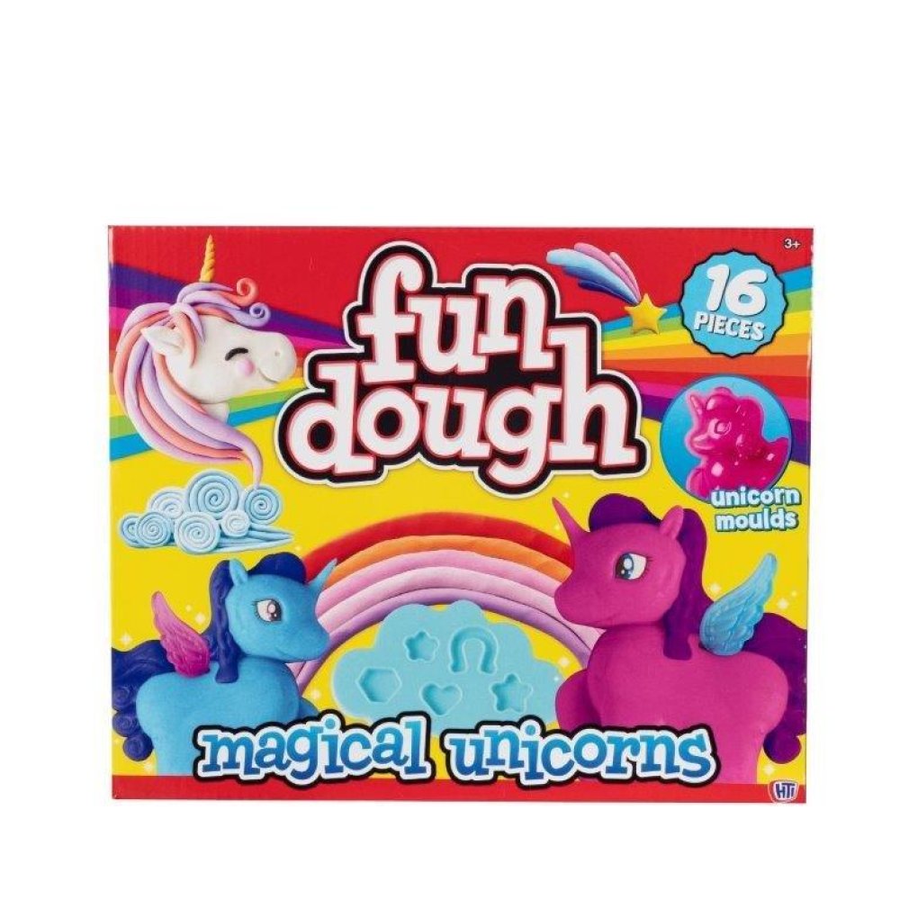 Magical Unicorns 16 Piece Play Dough Set