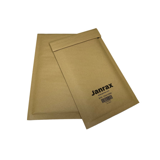 Bubble Lined Size 00/B Padded Brown Postal Envelope by Janrax