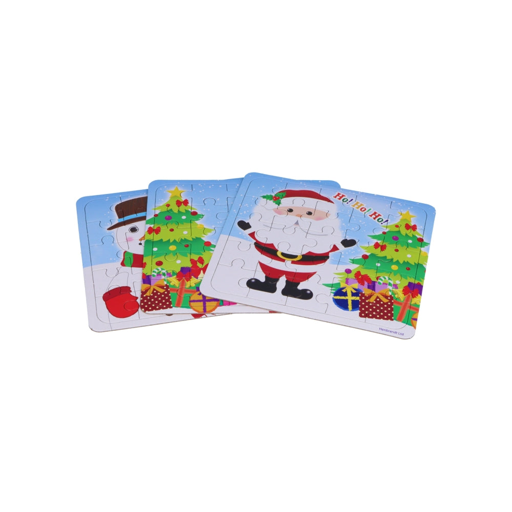 Box of 108 Mini Christmas Jigsaw Puzzles