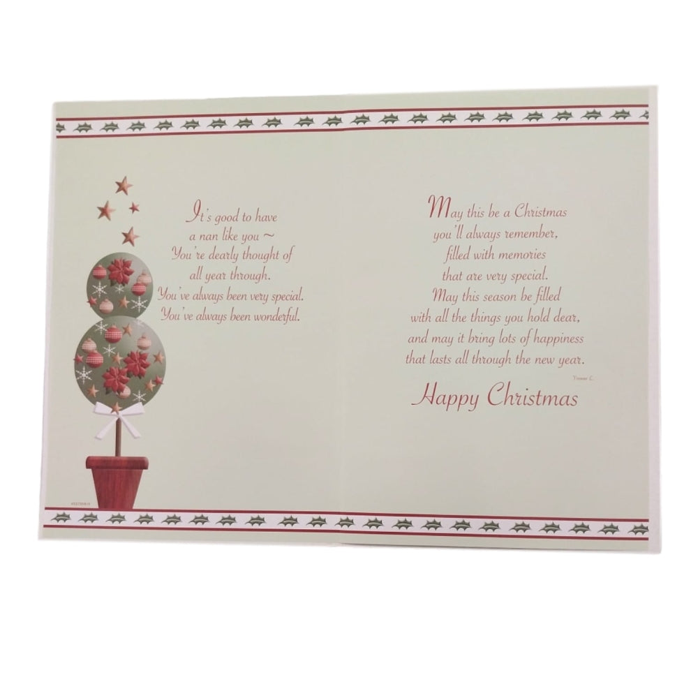 For a Special Nan Christmas Greetings Card {DC}