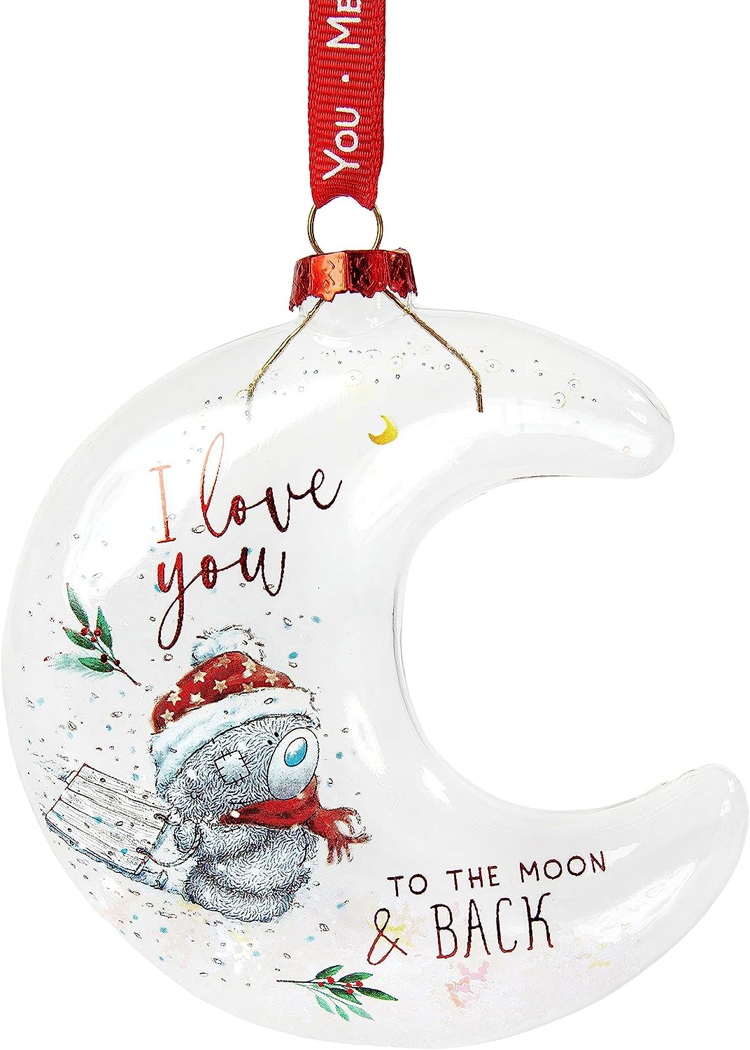 Me to You Tatty Teddy Christmas 'Moon and Back' Bauble in a Gift Box