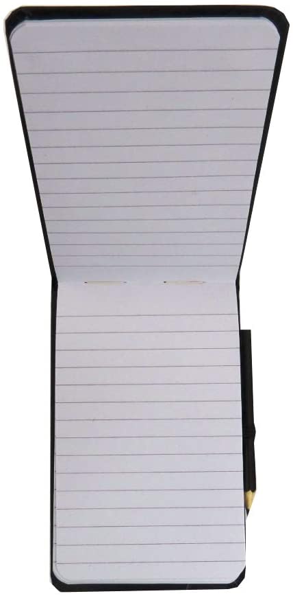 140mm x 90mm Policeman's Style Flip Notepad with Pencil 100 Pages