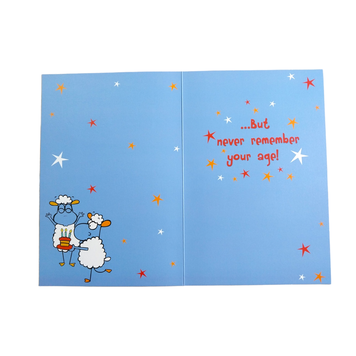 For A Great Friend Cute Sheep Design Birthday Witty Words Card