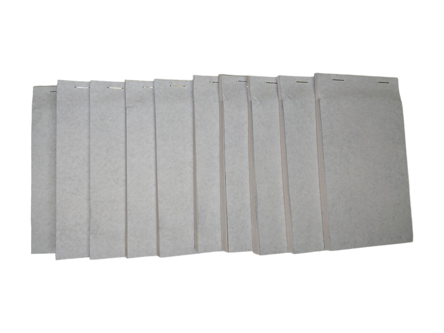 Pack of 10 95mm x 170mm White Duplicate with Carbon Restaurant Service Pads