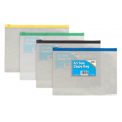 12 x A5 Zippy Bags (Assorted)