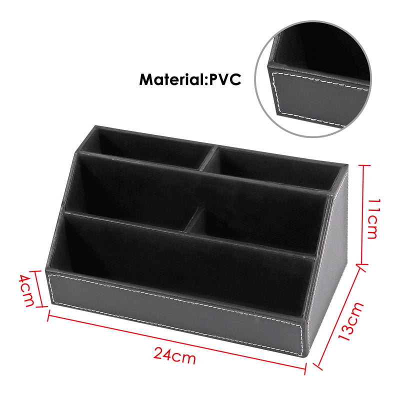 Black Desktop Organizer 24 x 13 x 4cm