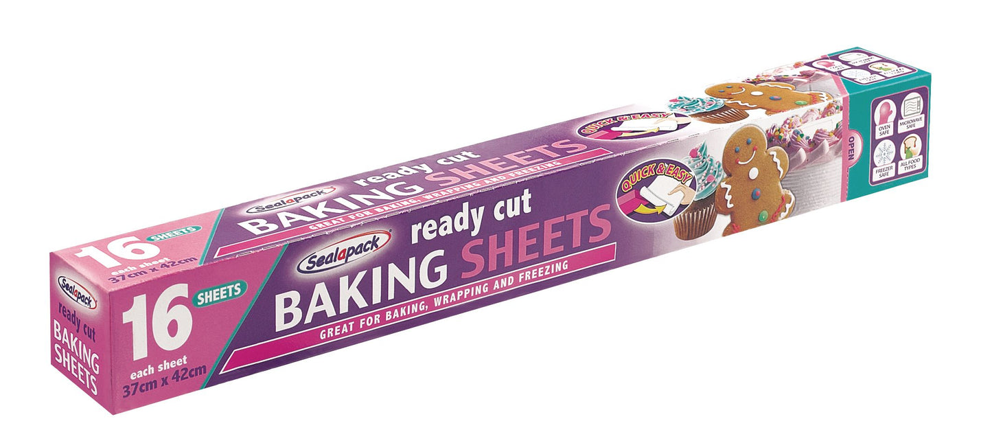 16 Sheets Ready Cut Baking Sheets