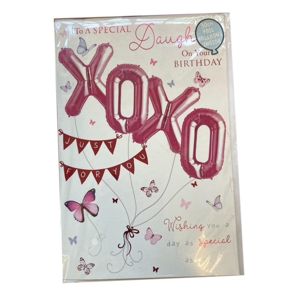 To a Special Daughter on Your Birthday Balloon Boutique Greeting Card