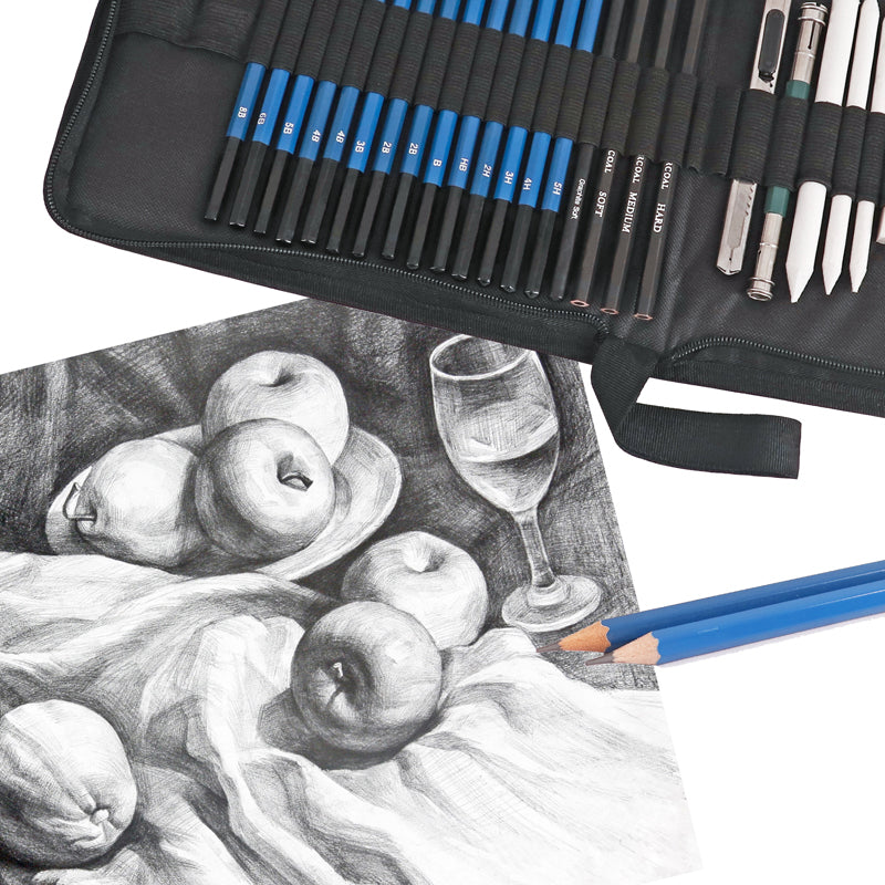 35 Pieces Drawing and Sketching Charcoal Pencil Painting Art Set