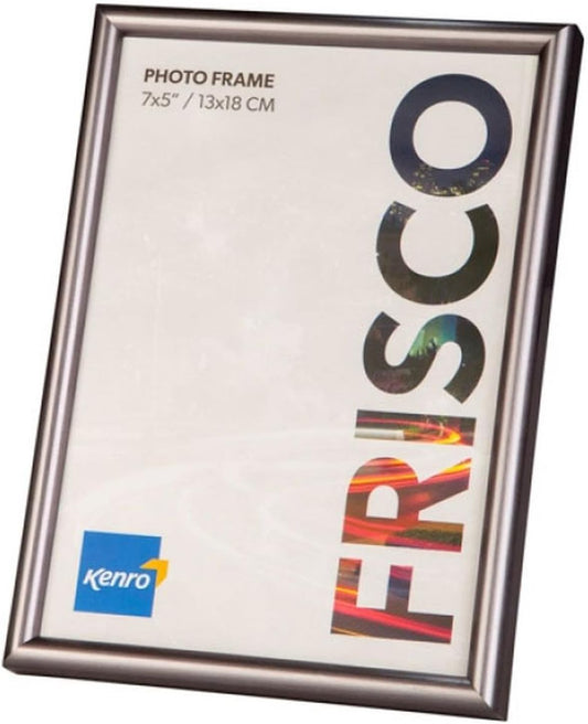 Kenro Frisco 7x5" Pewter Grey Photo Frame