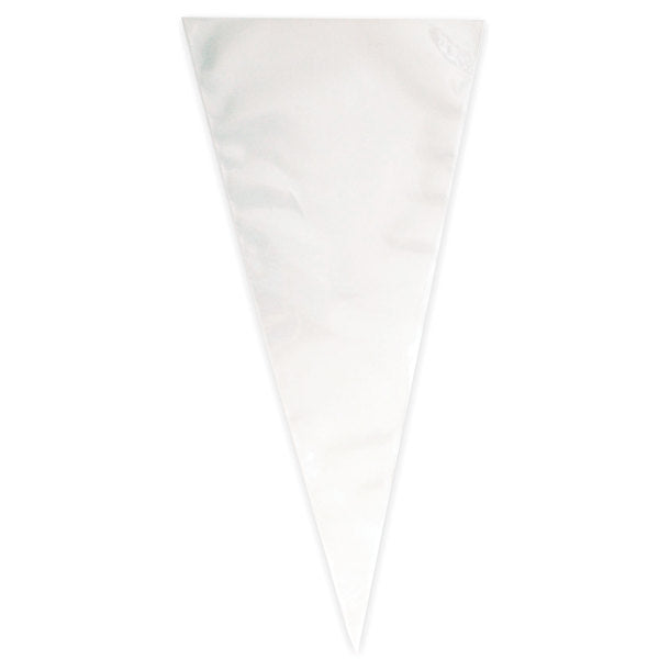 Pack of 25 Clear Large Cone Cellophane Bags