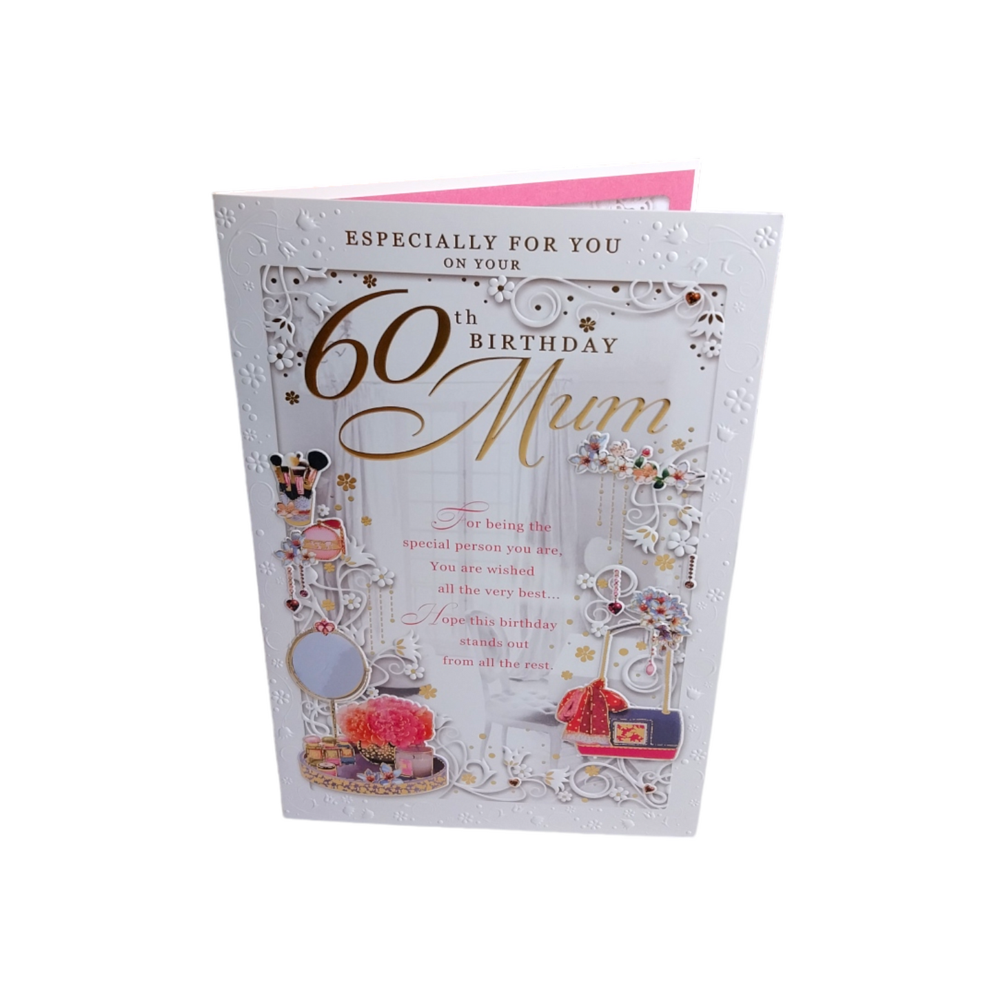 60th Birthday Mum Opacity Card