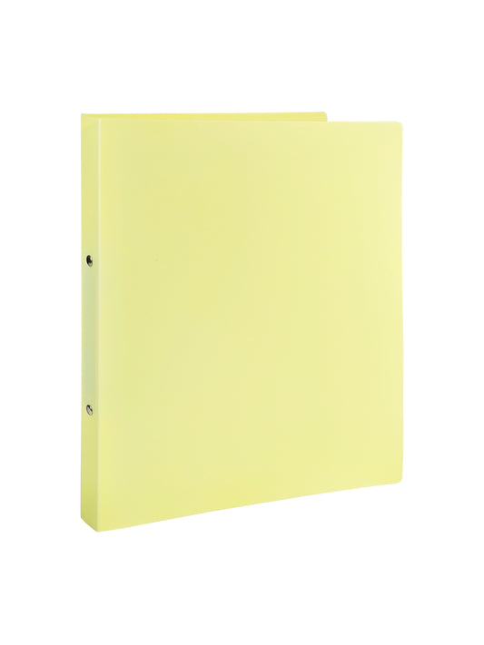 Pastel Yellow A4 Ring Binder