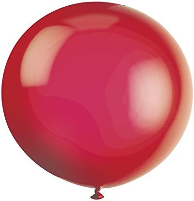 Pack of 6 Assorted Colours 36" Latex Balloons