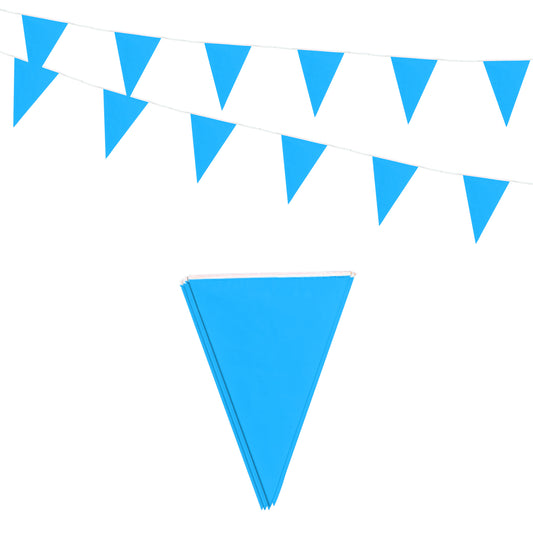 Pale Blue Bunting 10m with 20 Pennants