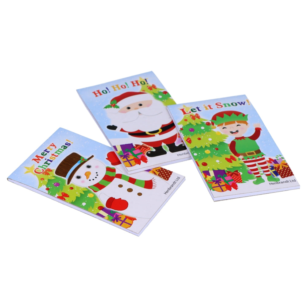 Mini Christmas Notebooks 9.3x5.5cm