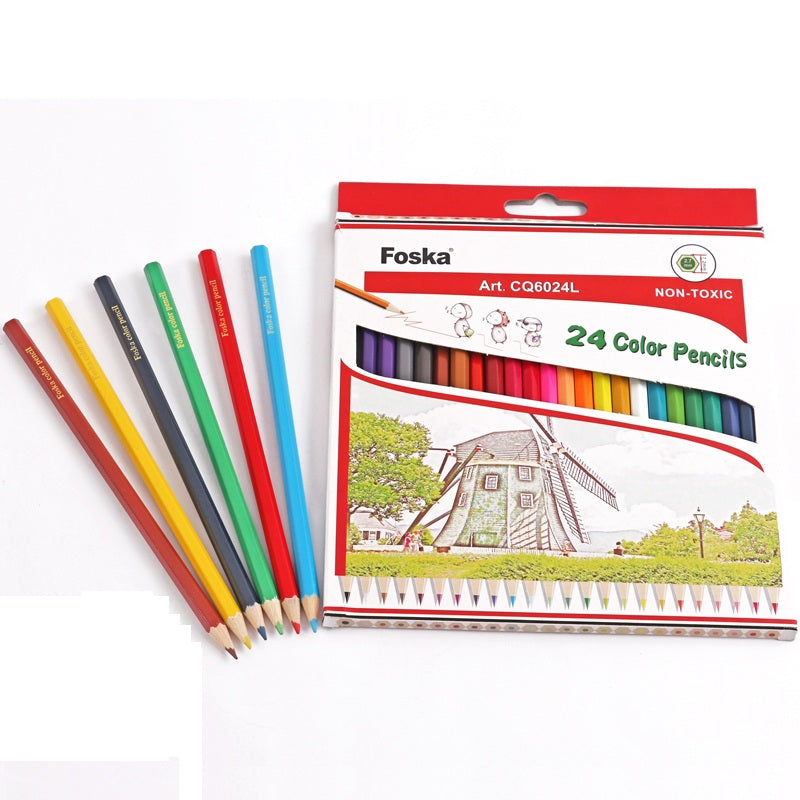 Pack of Assorted 24 Colour Pencils