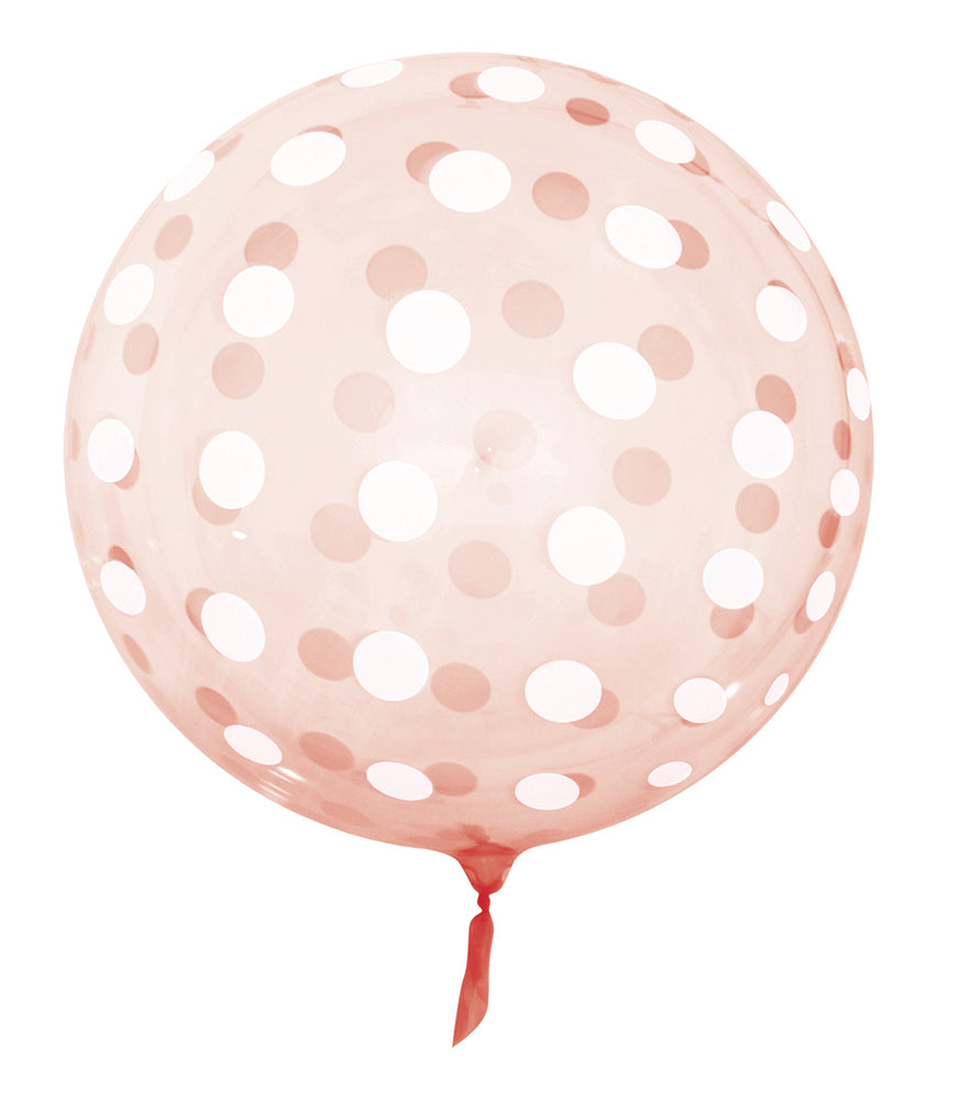 Red Polka Dots 18" Vortex Balloon