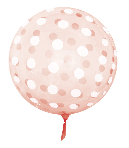 Red Polka Dots 18" Vortex Balloon