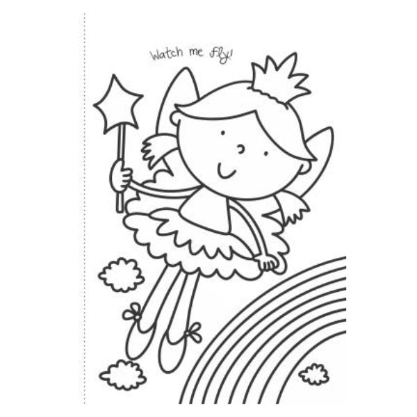 Single 24x17cm My First Unicorn OR Fairies Colouring Book