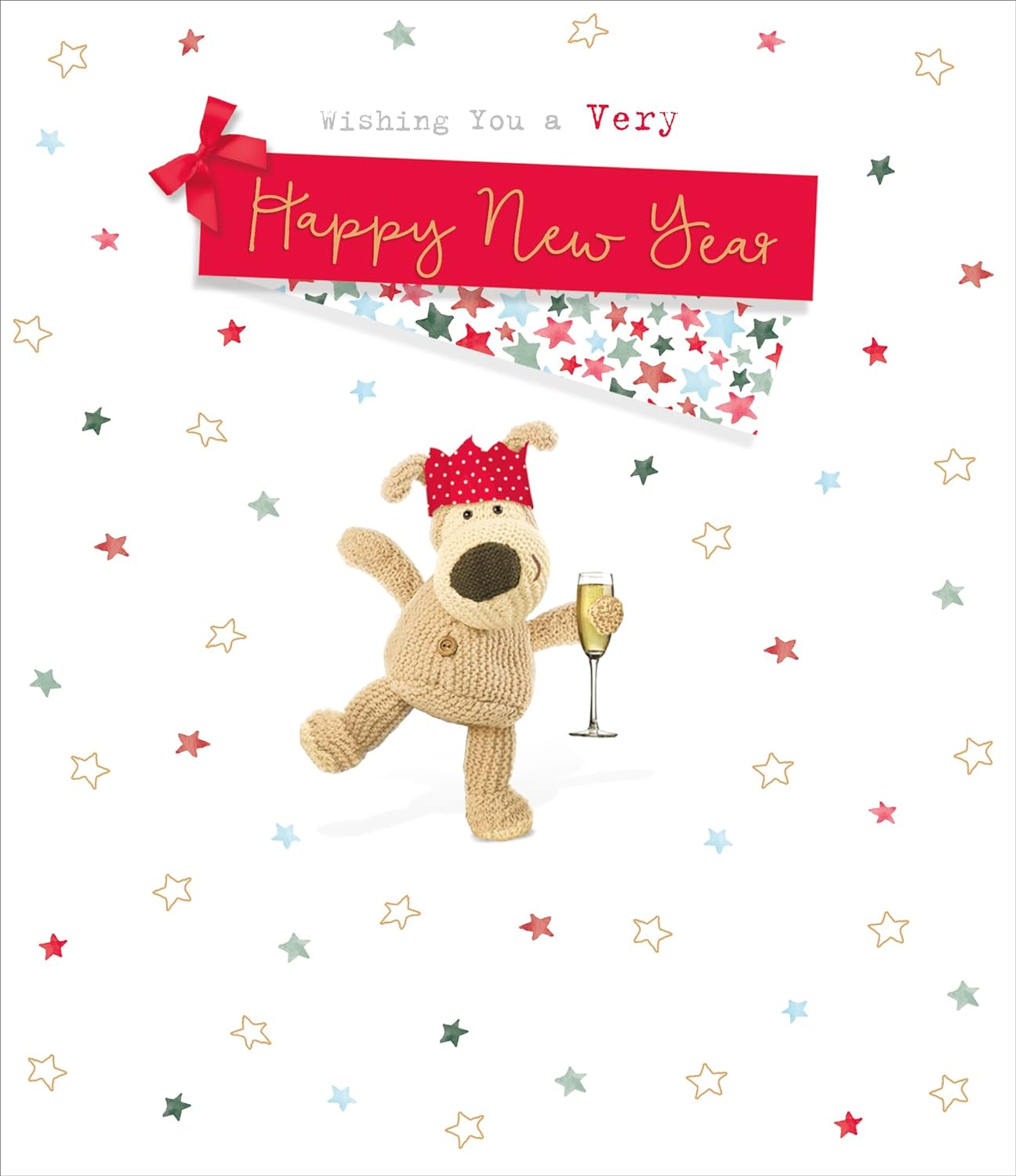 Boofle Wishing You A Very Happy New Year Card