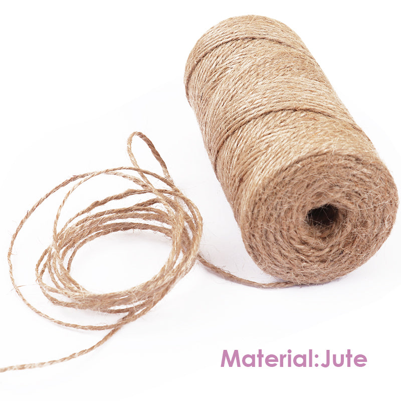 50m Decoration Brown Twine Jute String Rope