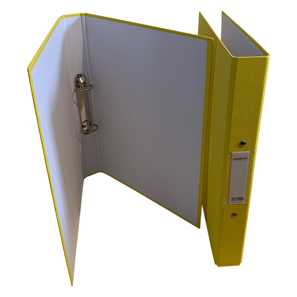 A4 Yellow Paper Over Board Ring Binder by Janrax