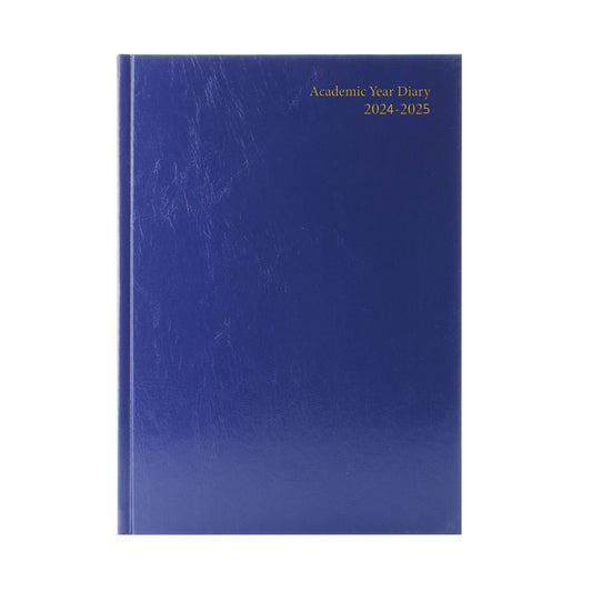 Janrax 2024-2025 A4 Week to View Blue Academic Diary