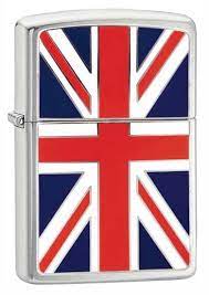 Union Jack Design Windproof Petrol Lighter