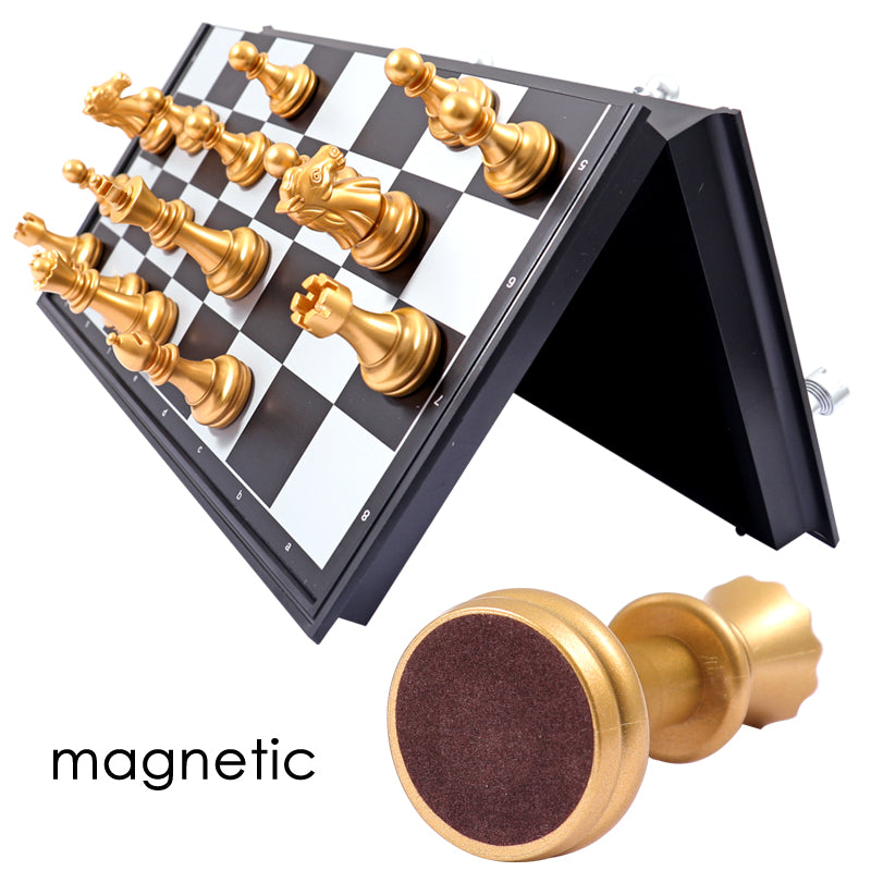 Folding and Magnetic Checker Chess Board