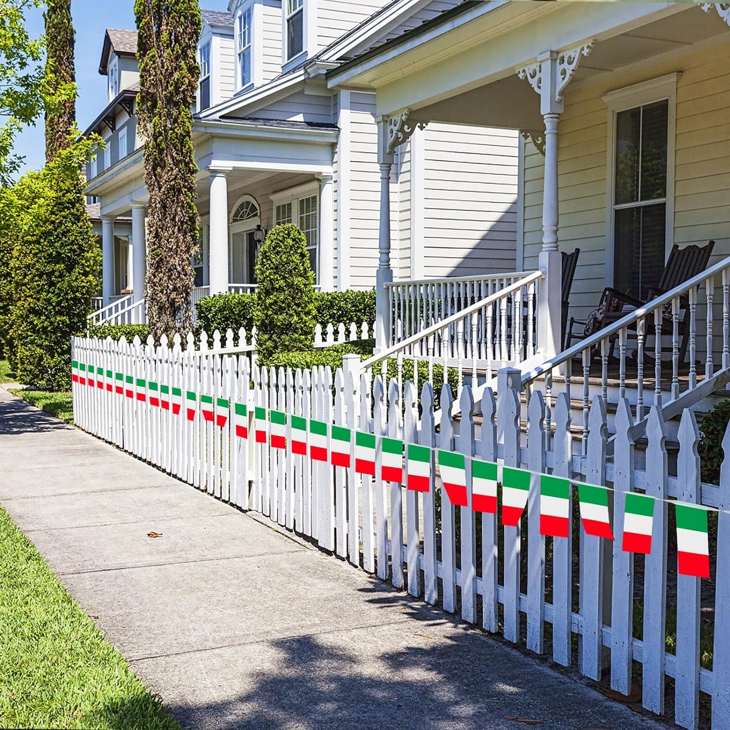 Italy Rectangle Bunting 10m with 20 Flags