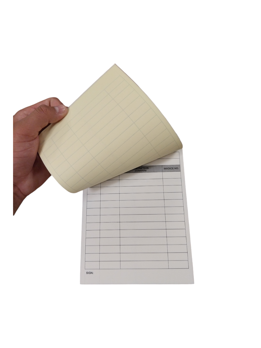 A5 50 Sheets Non-Carbon Required Returns Note Book