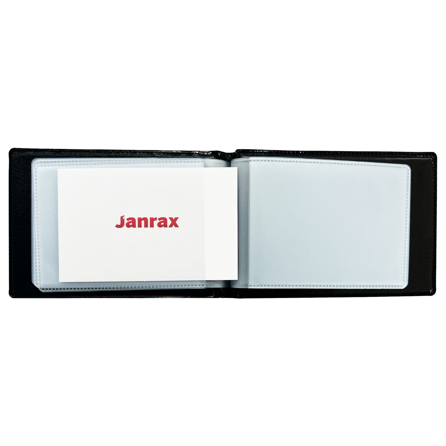 20 Pocket Black Name Business Card Holder by Janrax