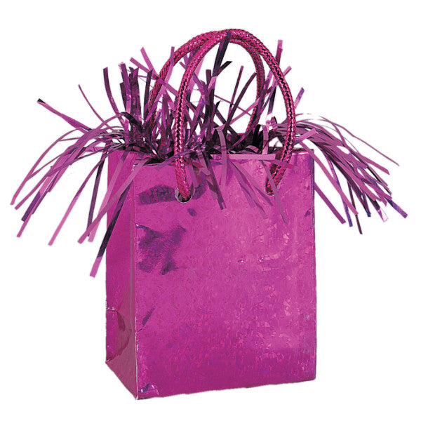 Hot Pink Mini Gift Bag Balloon Weight