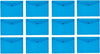 Pack of 12 A4 Blue Polypropylene Document Folders