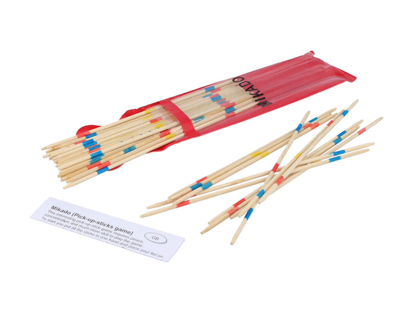 41 Pieces Mikado Sticks in Red Travel Bag