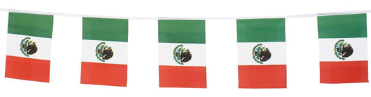 Mexico Rectangle Bunting 10m with 20 Flags