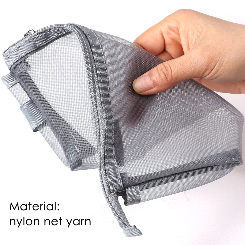 Nylon Net Yarn Easy and Simple Student Pencil Case