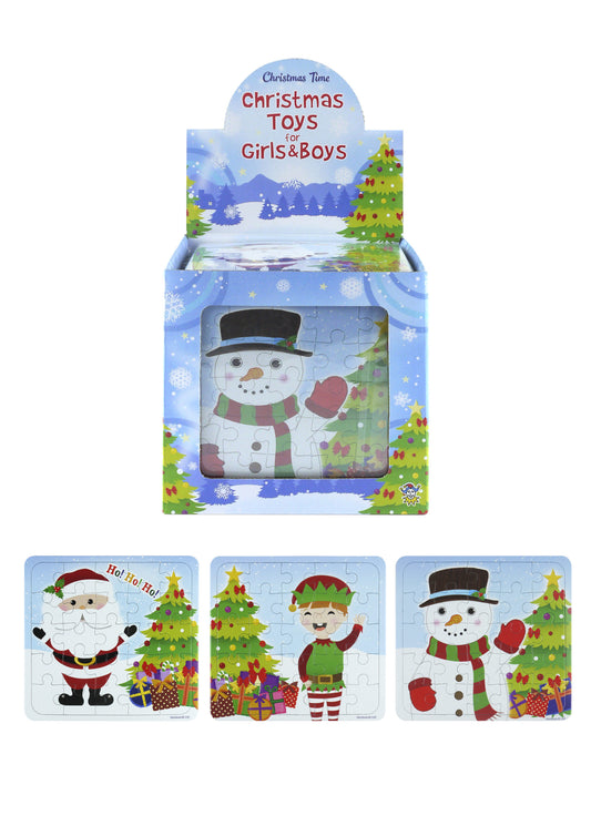 Box of 108 Mini Christmas Jigsaw Puzzles