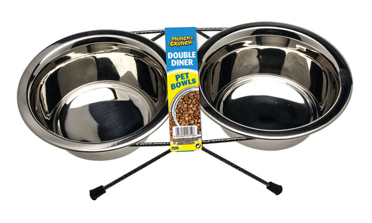 Double Diner Pet Bowls