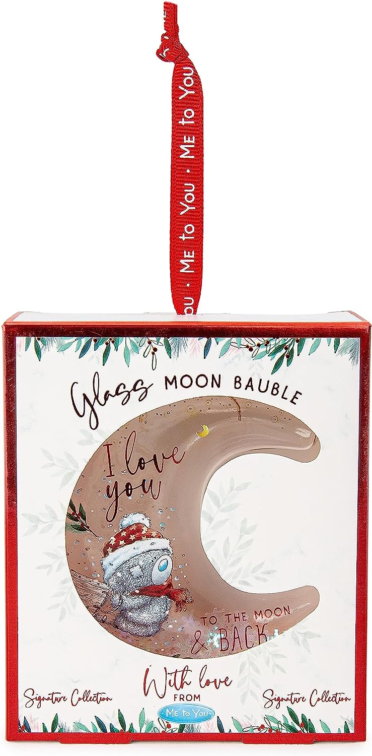 Me to You Tatty Teddy Christmas 'Moon and Back' Bauble in a Gift Box