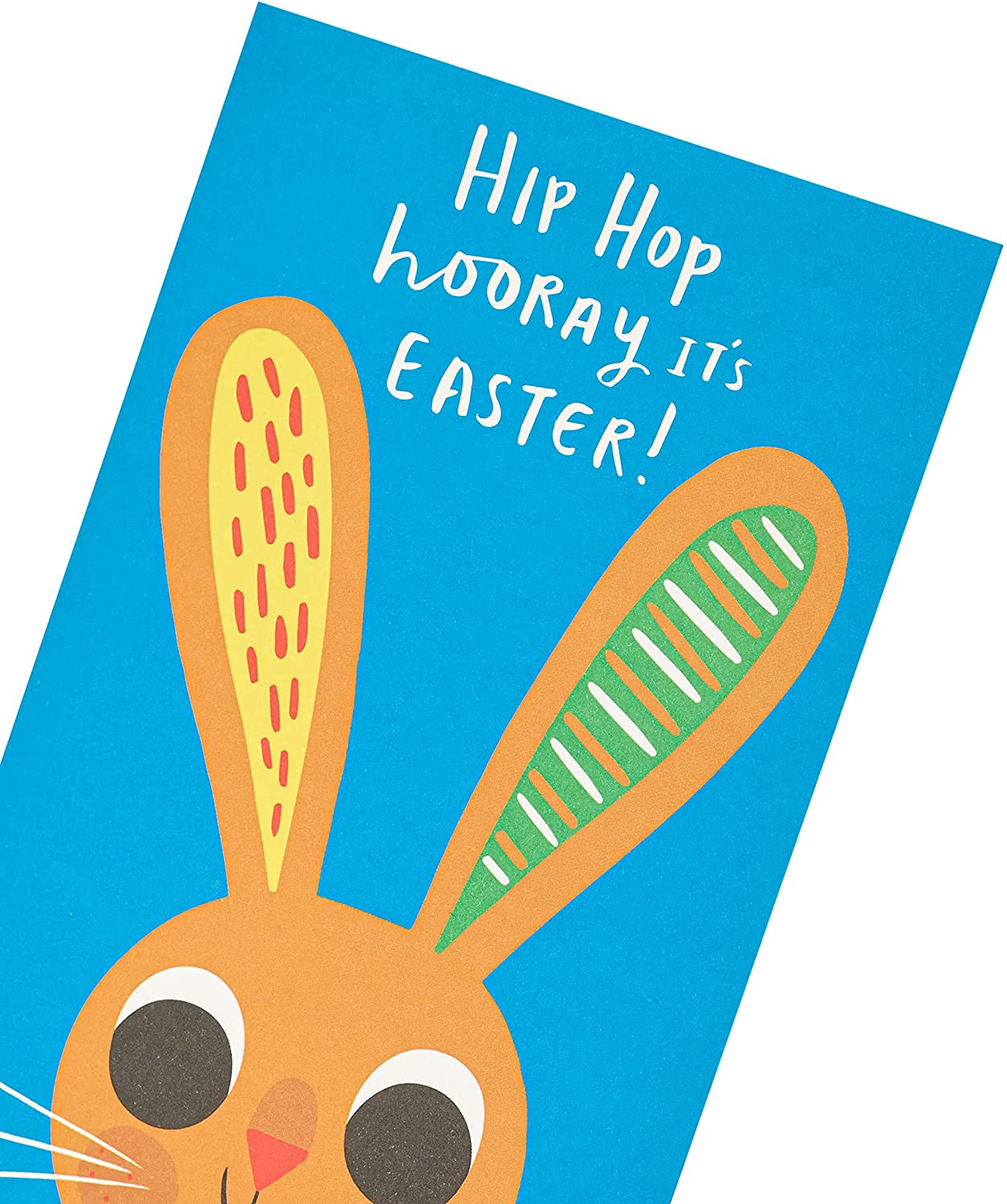 Kids Easter Wishes Bunny Design Greeting Card